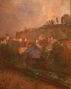 Edgar Degas Houses at the Foot of a Cliff Germany oil painting artist